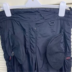 Obermeyer Black Ski & Snowboarding Insulated Pants 12, Full Length Side Zippers
